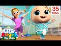 Tempo di Fare Esercizio! Dai Dai! ⚽️🏀 Cartoni Animati & Canzoni Bambini | Little Angel Italiano