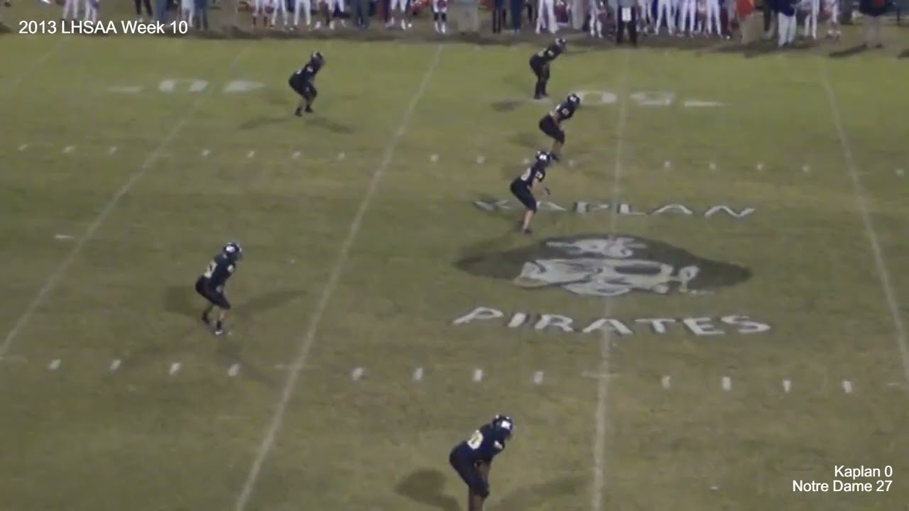Kaplan vs Notre Dame 2013 Week 10 - 11/8/2013