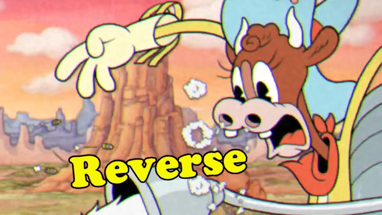 Cuphead DLC Esther Winchester EXPERT BOSSFIGHT but in Reverse