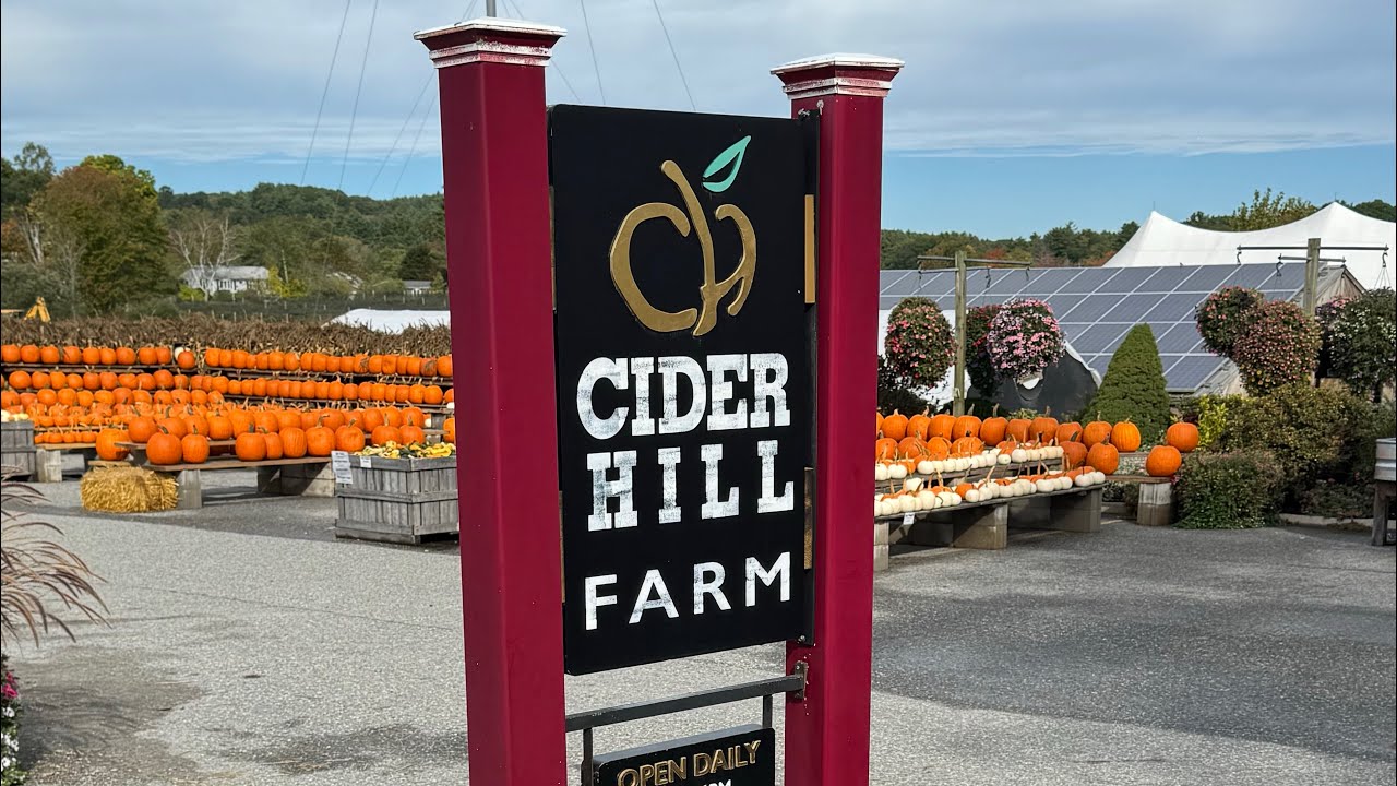 НАСТОЯЩИЙ яблочный пончик в районе Бостона! Обзор сидровой фермы!!