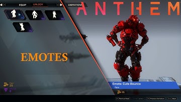 Anthem | V.I.P Demo Emotes