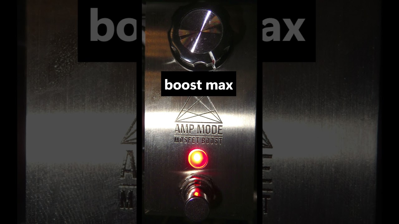 Jackson audio AMP MODE booster - clean tone & gain boost #pedal