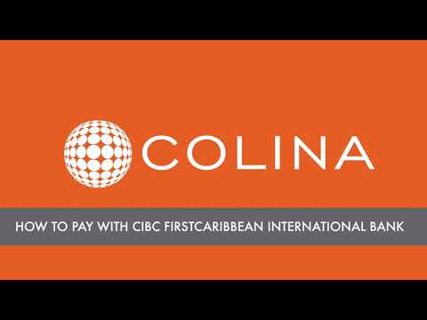 How to Make A Colina Payment with CIBC First Caribbean International Bank Online