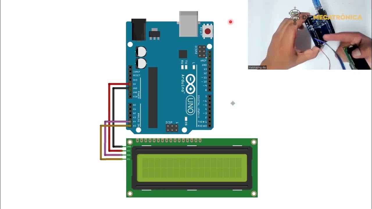 LCD 16x2 i2c - YouTube
