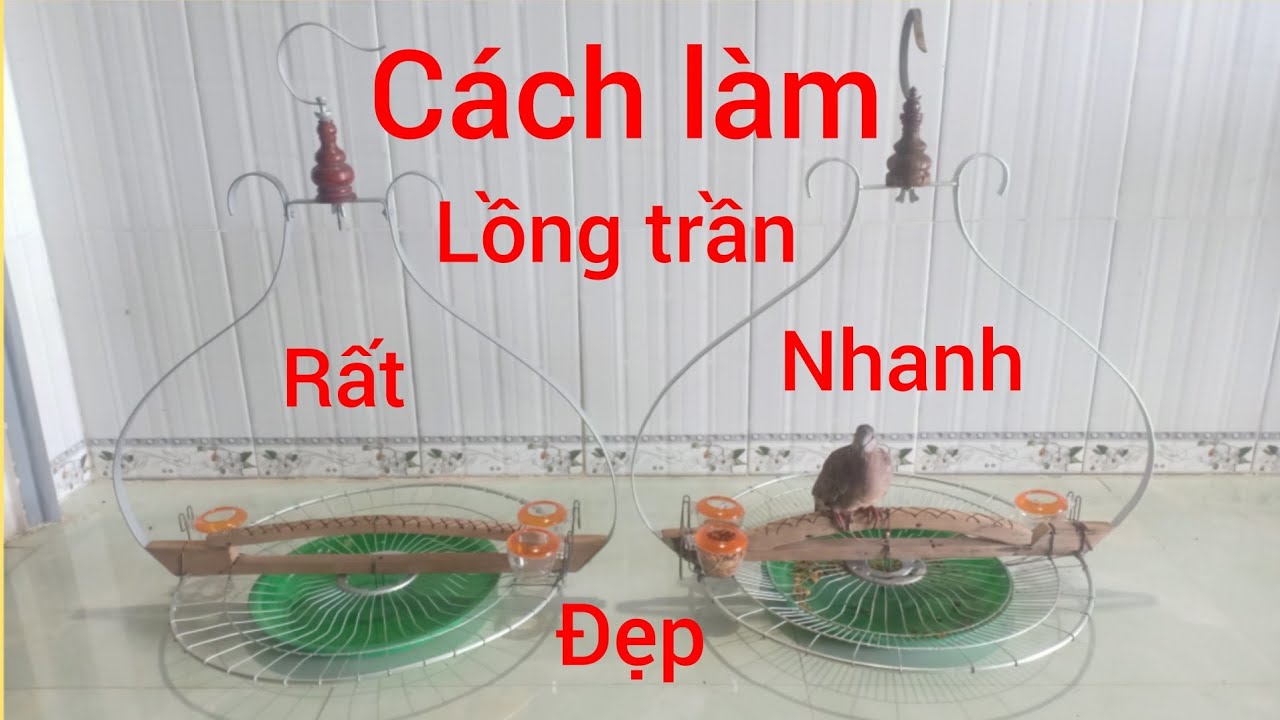 Cách làm lồng trần rất nhanh và đẹp