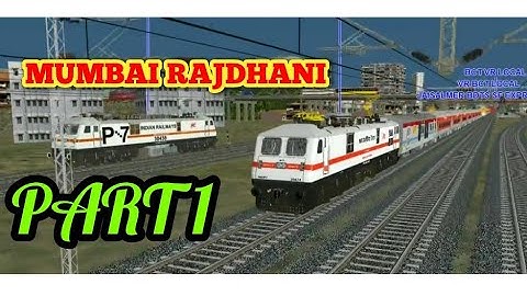 12951 MUMBAI NEW DELHI RAJDHANI EXP PART1 || MSTST || OPEN RAIL ||
