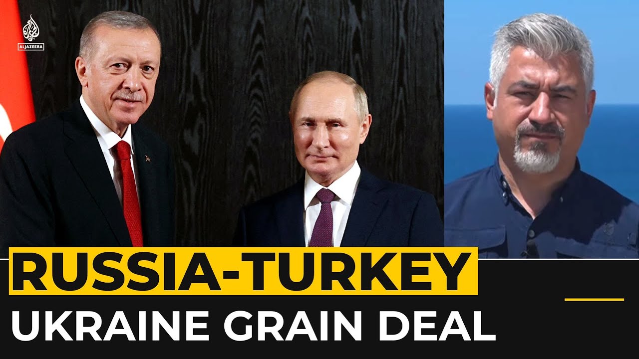 يقول أردوغان، رئيس تركيا، إنه يعتقد أن بوتين، رئيس روسيا، يريد استمرار صفقة الحبوب.