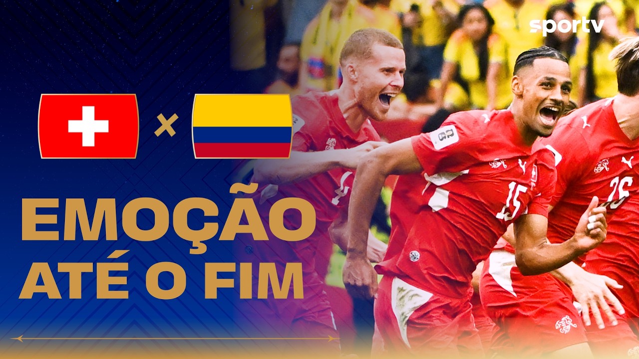 SUÍÇA 0 (4) X (3) 0 COLÔMBIA | EMOÇÃO NOS PÊNALTIS | Giro da Rodada | Copa do Mundo 2026 | sportv