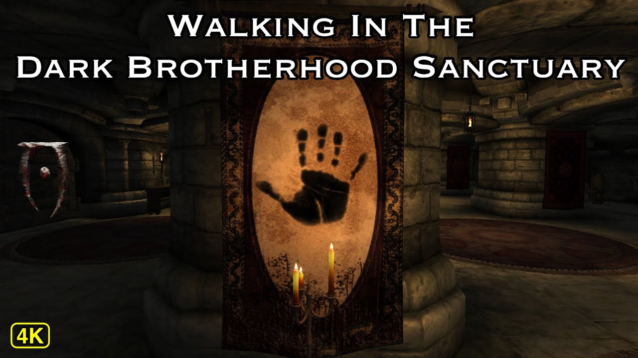 Oblivion - A Walk Around The Dark Brotherhood Sanctuary, Music & Ambience, Jeremy Soule, Sleep study