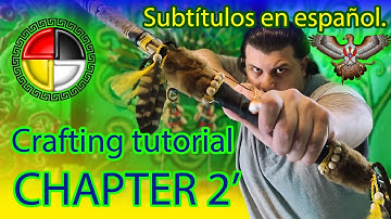 PART-chapter (2). Upgraded bundle short bow crafting tutorial. Correct shape. (En-Es) subs.
