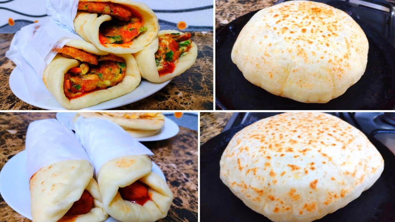 Yemen Roti KEREN! Buat Sandwich Apa Ajah Bisa‼️2 RESEP ROTI ARAB /KHUBZ TER MUDAH ...