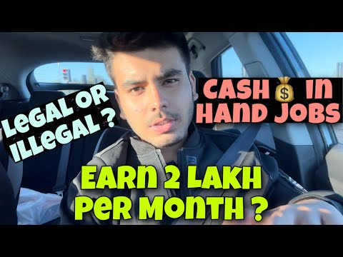 Cash in Hand Jobs in UK ?? | Illegal or Legal |  Student Life in UK | Earn 2 lakh per month ?