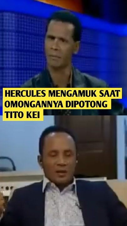 Hercules' emotional moment when his speech was interrupted by Tito Kei #shortvideo#shorts