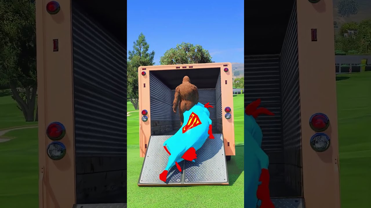 GTA V LIONESS SAVING SUPER COW EP 8 Shorts
