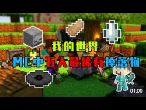 盤點Minecraft中5大稀有掉落物,最後1種泥土變鑽石? | Minecraft
