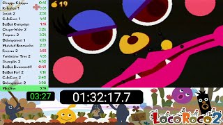 LocoRoco 2 Any% Speedrun in 1:33:27 (3rd Place)