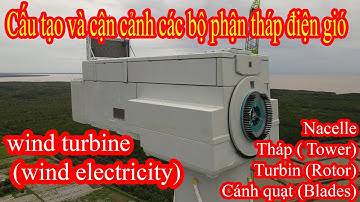 Tháp điện gió (wind electricity) | Cận cảnh cấu tạo chi tiết các bộ phận | Turbin Rotor, Blades, ...