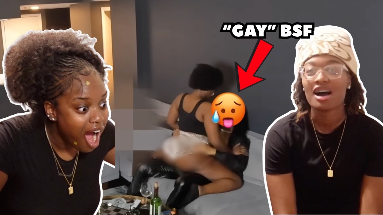 IS SHE CHEATING ON HER BOYFRIEND WITH HER "GAY" BEST FRIEND🌈? *REACTION*