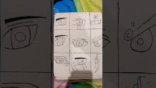 drawing Naruto characters eye #drawing