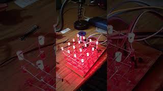 4x4x4 LED Cube #eeeprojects #engineeringprojects #engineeringstudents