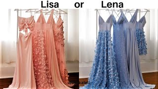 LISA OR LENA #60 💞 - PINK vs BLUE - @helena035