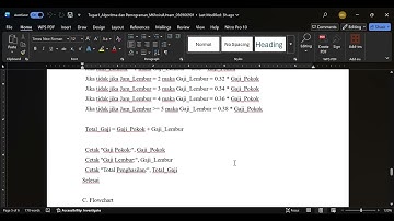 Tugas Algoritma dan Pemrograman (MSIM4203) | Universitas Terbuka | M. Khoirul Umam, Sistem Informasi