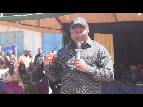 MINISTER CHONGOLO WILL RESOLVE THE DISTURBANCE AT THE POPULAR KAT MAGUVANI MARKET IN MAKAMBAKO