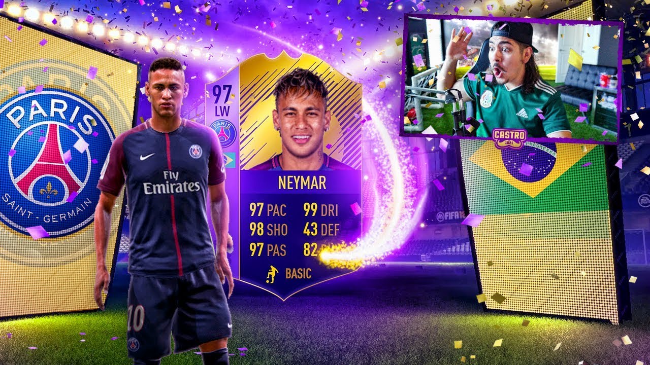 WE GOT 97 POTY NEYMAR!! COMPLETED SBC AND PACKS! FIFA 18
