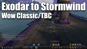 How to go Exodar to Stormwind - Wow TBC/Classic