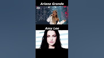 Thumbnail of Ariana Grande vs Amy Lee #shorts #short #arianagrande #evanescence