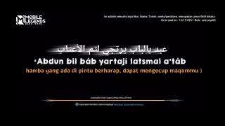 loading screen mobile legend sholawat - Allah Allah Agisnaya