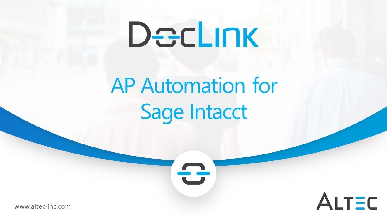 DocLink AP Automation for Sage Intacct YouTube