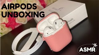 AirPods + Case Unboxing | ASMR Unboxing (No Talking)