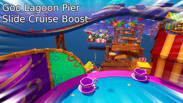 Battle for Bikini Bottom: Rehydrated | "Slide Cruise Boost" at Goo Lagoon Pier Example