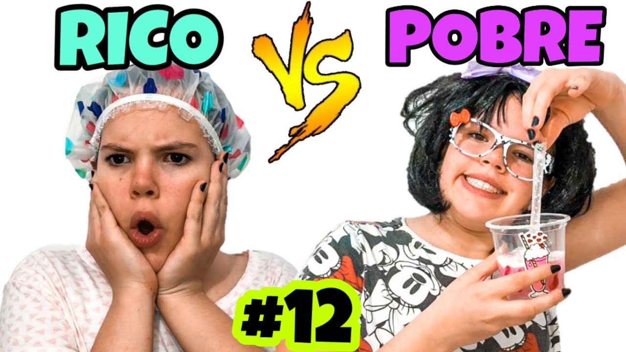 RICO VS POBRE FAZENDO AMOEBA / SLIME #12