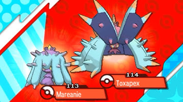 How to Evolve MAREANIE into TOXAPEX (level 38) - Pokemon Sun & Moon