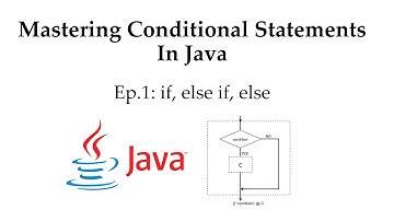Mastering Conditional Statements In Java [Ep.1: if, else if, else]