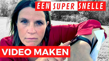Supersnel een video maken. Ik doe de test (maximaal 1 uur).