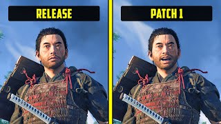 Ghost of Tsushima PC - Patch 1 VS Release Performance Comparison
