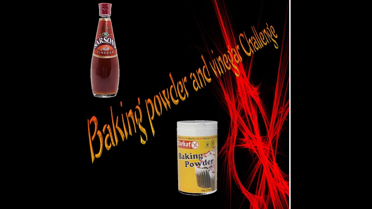 vinegar and baking powder challenge 1 YouTube