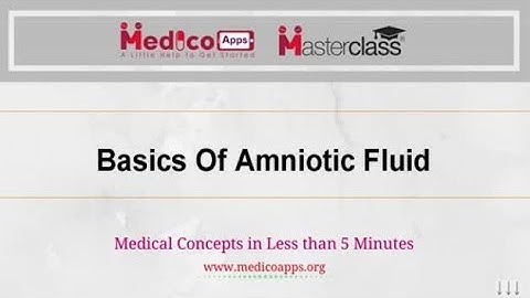 LIve class Basics Of Amniotic Fluid by Dr. Gunjan