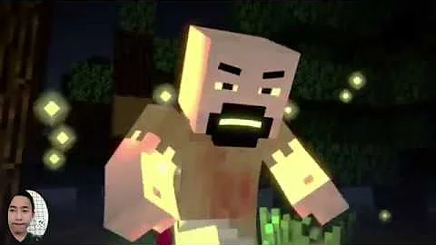 ♫NETHER REACHES Notch vs Herobrine - Minecraft Fight Animation