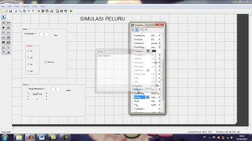 CARA MEMBUAT SIMULASI PELURU MENGGUNAKAN GUIDE MATLAB OLEH 