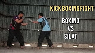 Sparring Boxing vs Silat (aturan kick boxing)