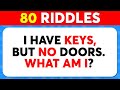 Only a Genius Can Solve These 80 Riddles 🧠✅ Brain Teasers & Riddle Quiz 🧩