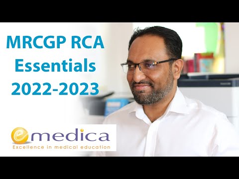 MRCGP RCA Essentials - RCA Format, Cases, Marking, Resources, RCA Dates 2022-2023, Tips to Pass RCA