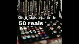 Joias Folheadas Kit 9 Peças em Ouro 18k e Prata Para Revenda 💍 Promoção de Bijuterias Artesanais!