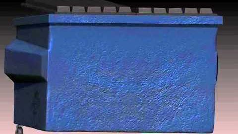 high poly dumpster