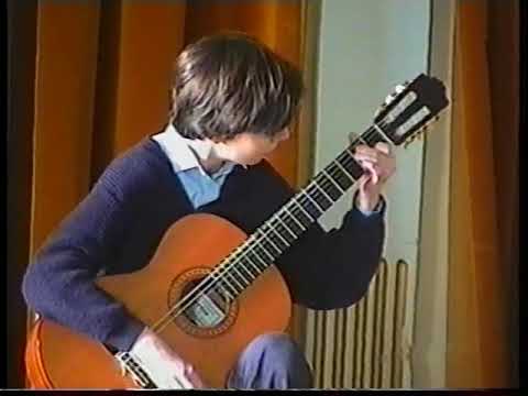 Sanja Plohl at age 15 - playing own composition