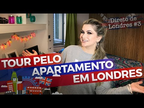 TOUR PELO NOSSO APARTAMENTO - DIRETO DE LONDRES #3 POR ALICE SALAZAR
